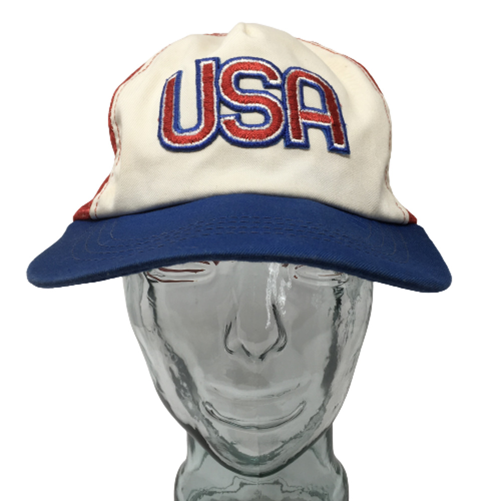USA Baseball Cap Embroidered Mesh Back *READ